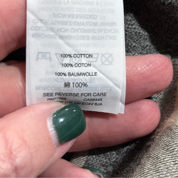 MADEWELL Classic Ex-Boyfriend Button-Back Shirt in Buffalo Check Size S. - Picture 6 of 6